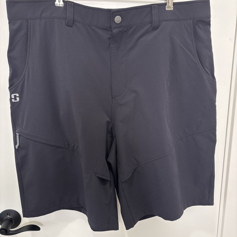 Striker Tournament Fishing Shorts, Black, Size 3XL